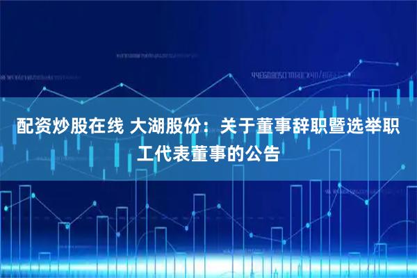 配资炒股在线 大湖股份：关于董事辞职暨选举职工代表董事的公告